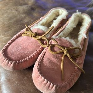 Pink Ugg Moccasins